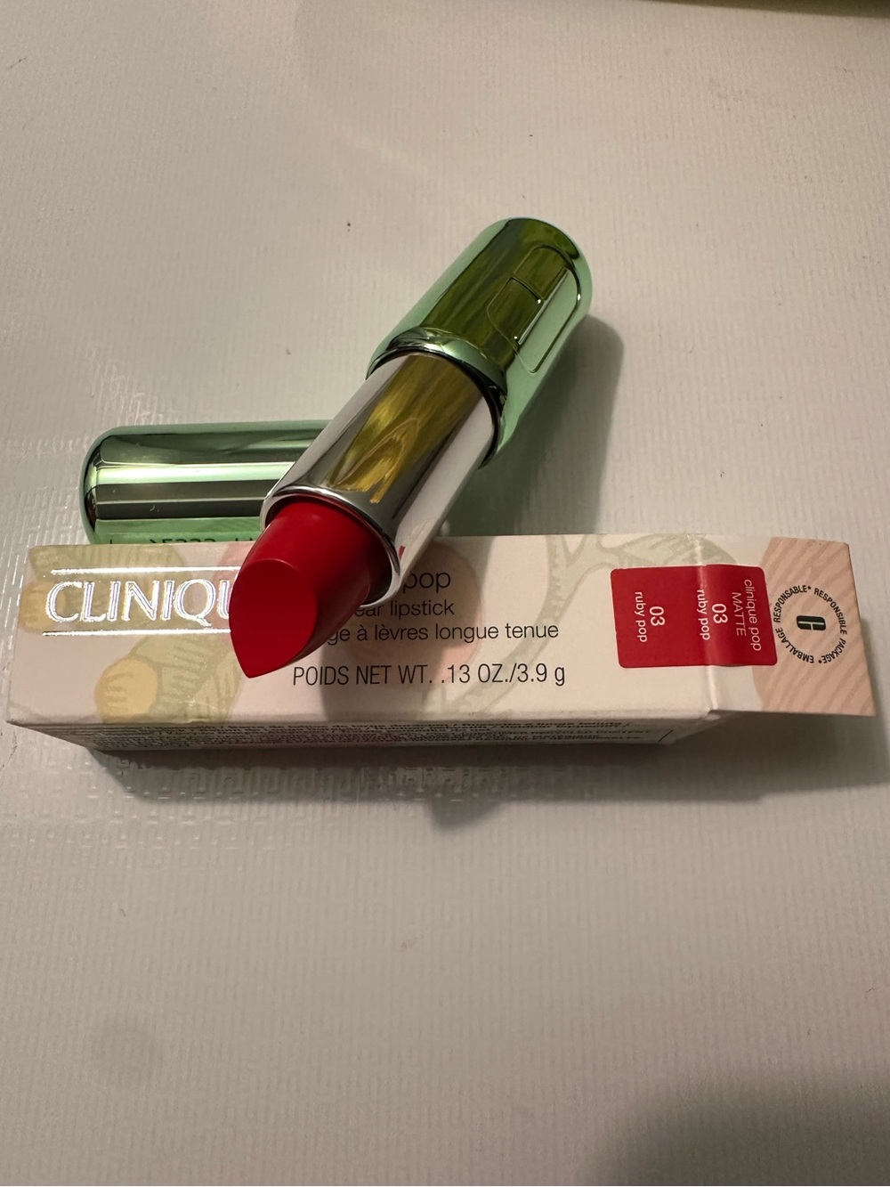 Clinique Pop matte lipstick - 03 Ruby Pop